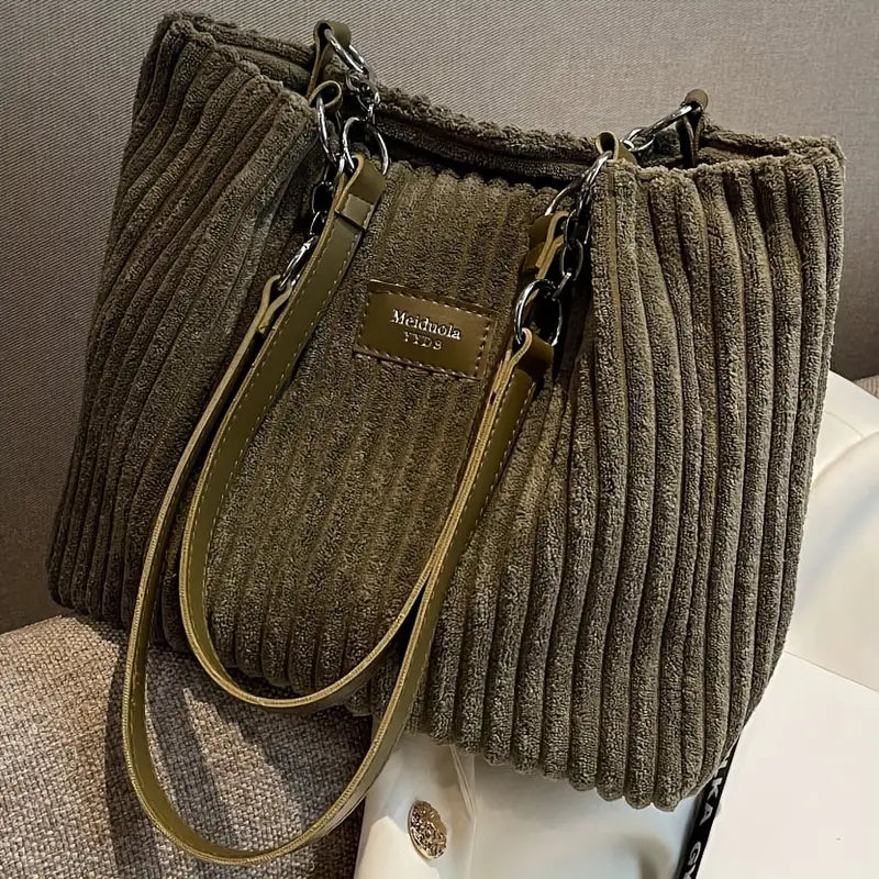 Sophia – Luxe Cord Bag