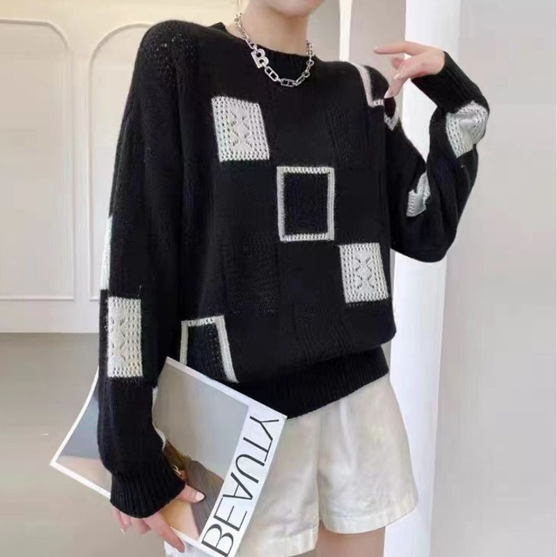 Claribel™ - Geometric Knitted Sweater