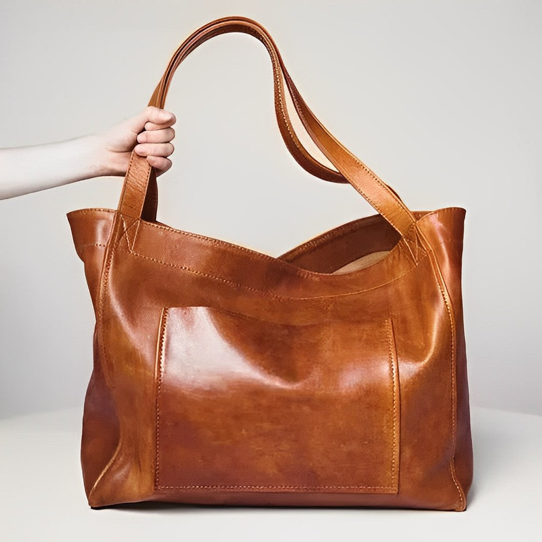 Graciela™ - Vintage leather shoulder bag
