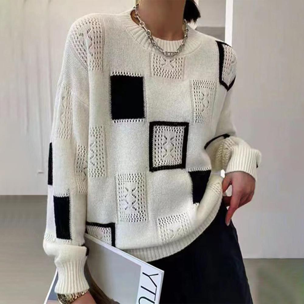Claribel™ - Geometric Knitted Sweater