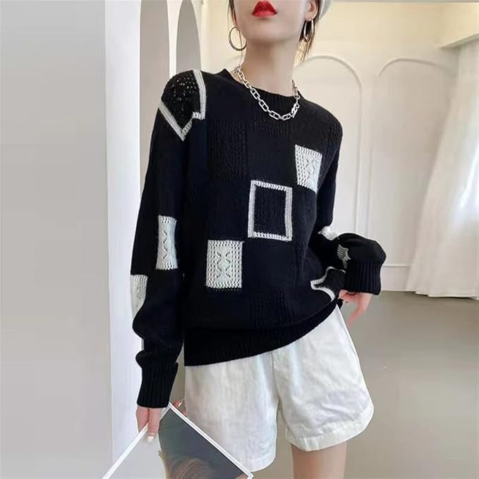 Claribel™ - Geometric Knitted Sweater