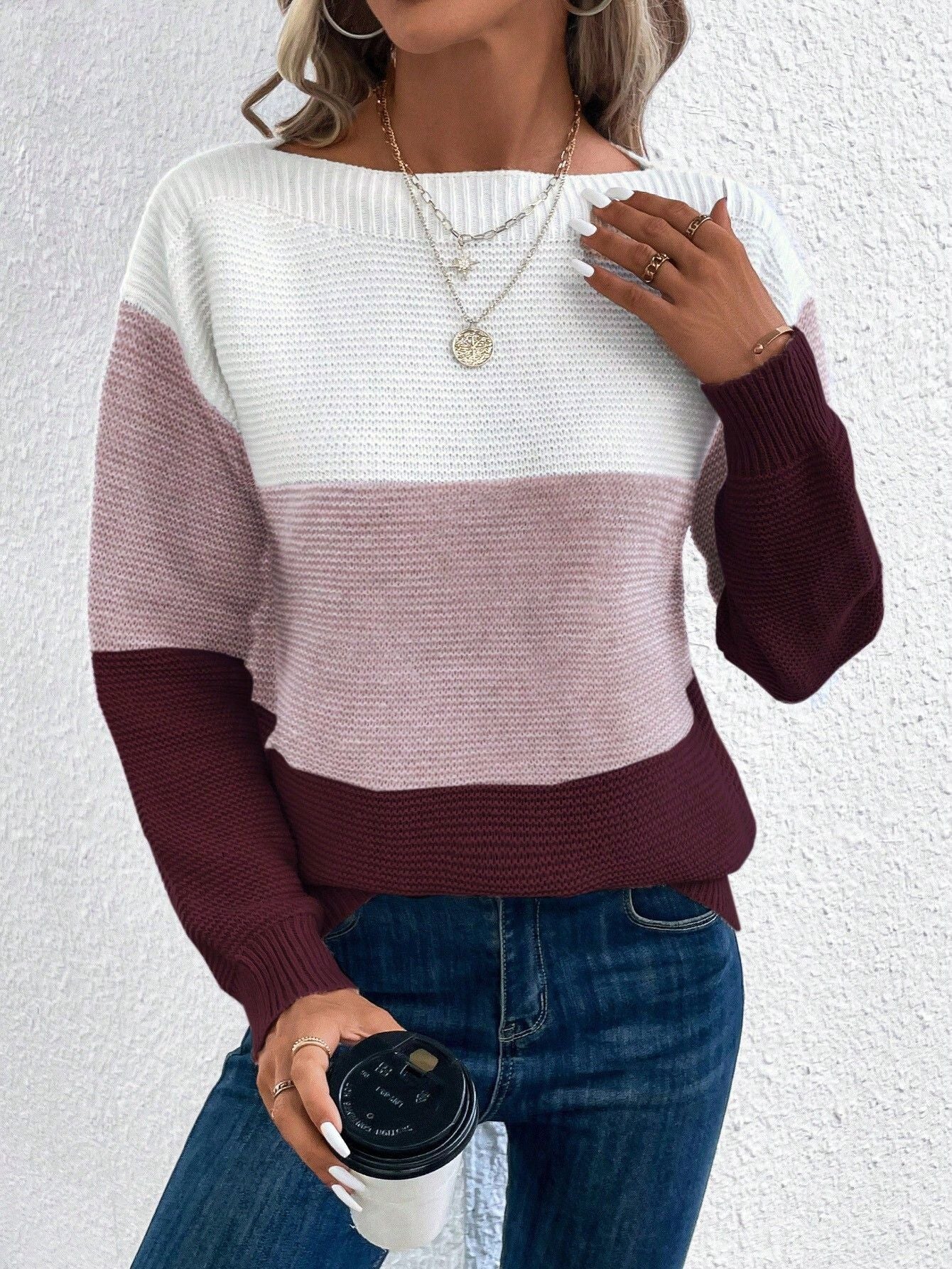 Fionella™ - Cozy Ombre Knit Sweater
