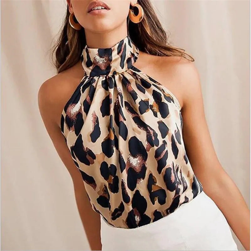 Wild Elegance Halter Top