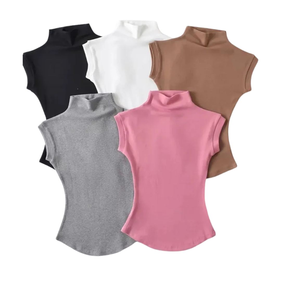 Timeless Mock Neck Top