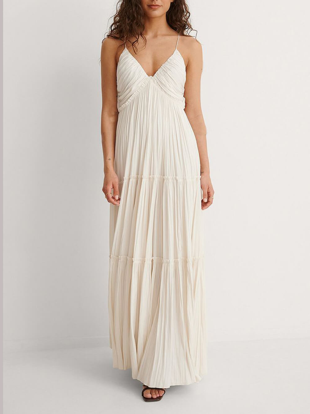 Felina™ - Pleated Maxi Dress