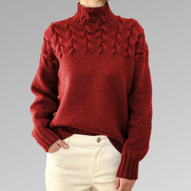 Jezelle™ - Cozy Knit Turtleneck Sweater