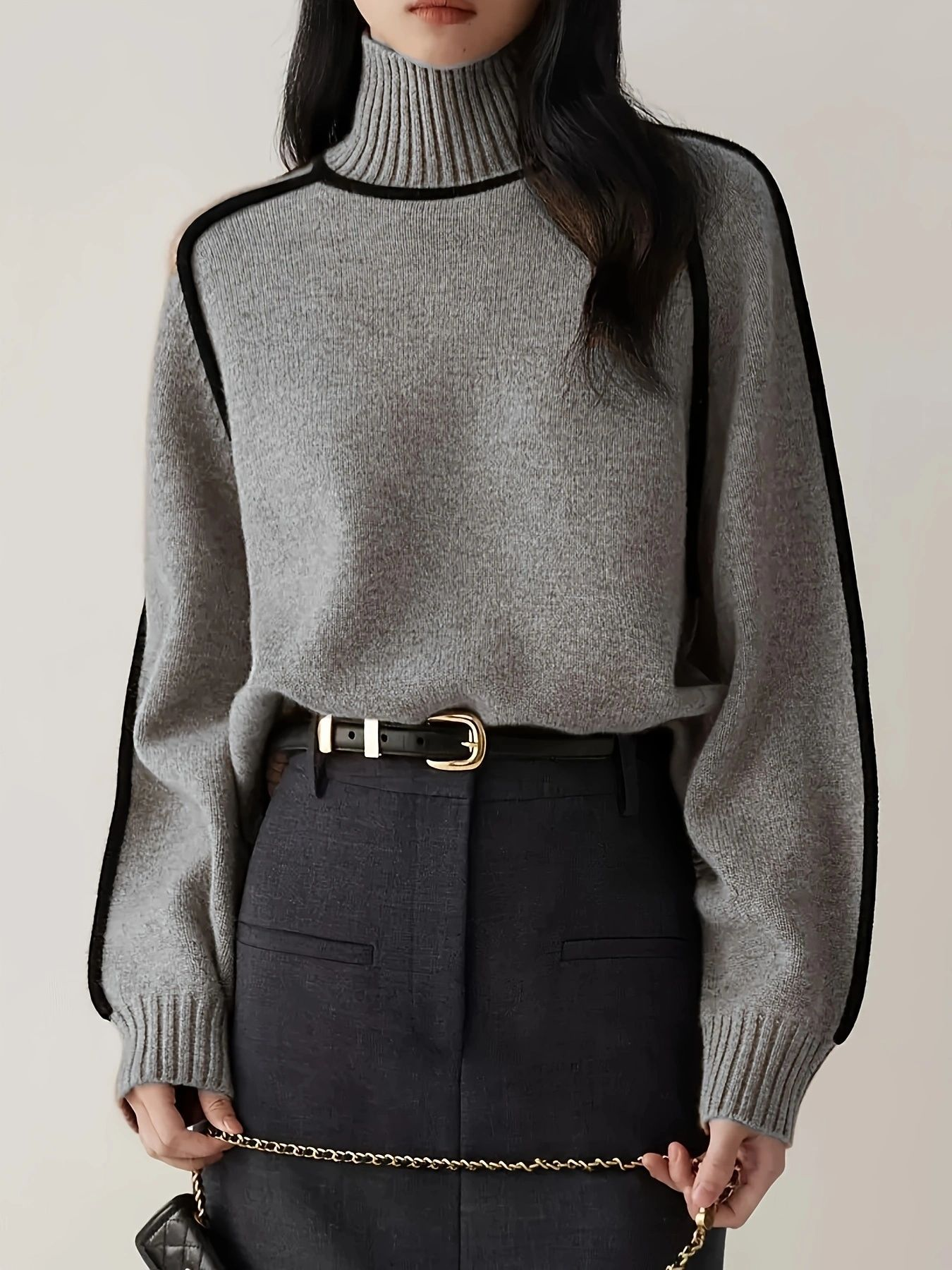 Amedea™ - Luxe Ribbed Turtleneck Sweater