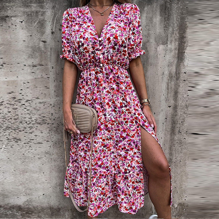 Nailisse™ - Classic Floral Charm Dress