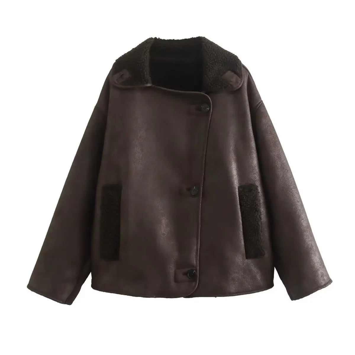 Lea™ - Faux Leather Jacket