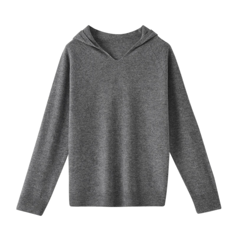 100% Merino Wool - Cozy women's hoodie