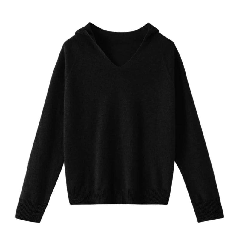 100% Merino Wool - Cozy women's hoodie