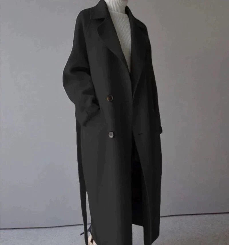 Leonie™ - Long wool coat for women