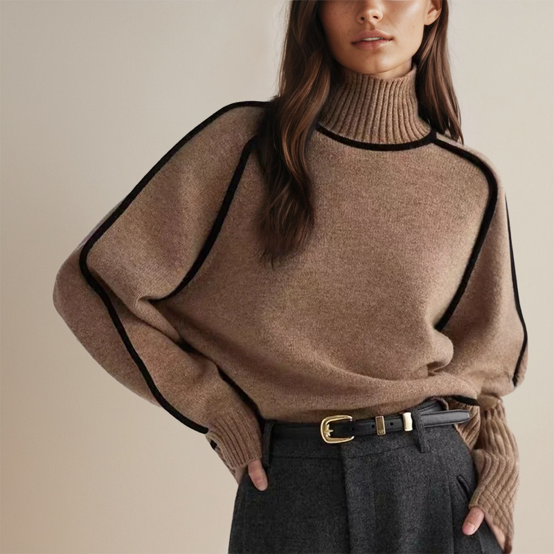 Amedea™ - Luxe Ribbed Turtleneck Sweater