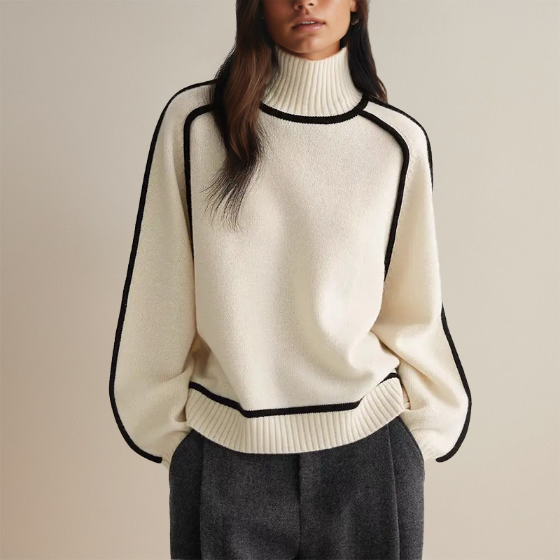 Amedea™ - Luxe Ribbed Turtleneck Sweater