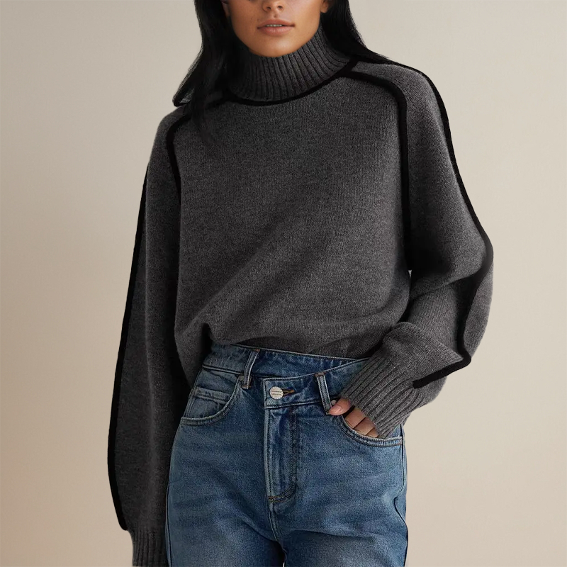 Amedea™ - Luxe Ribbed Turtleneck Sweater