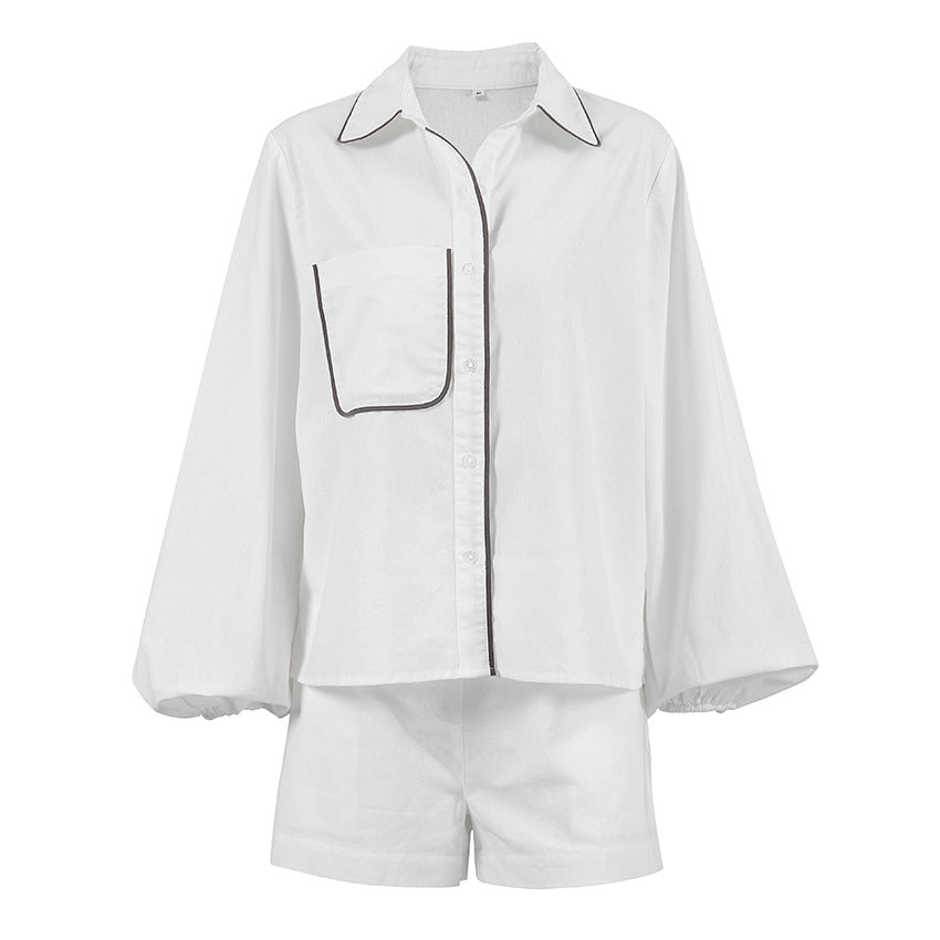 Meri™ - Luxe Belted Button-Up Set